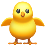 Front facing baby chick emoji