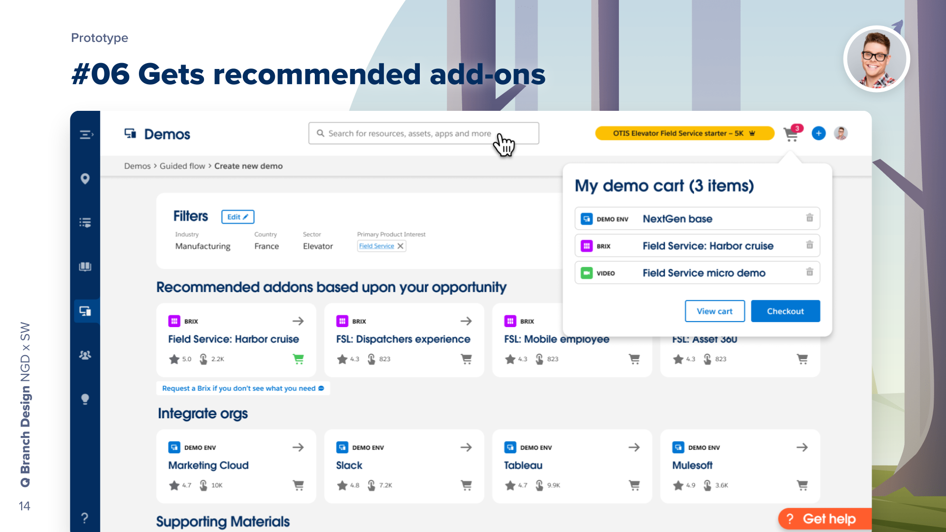Recommended addons to demo environment