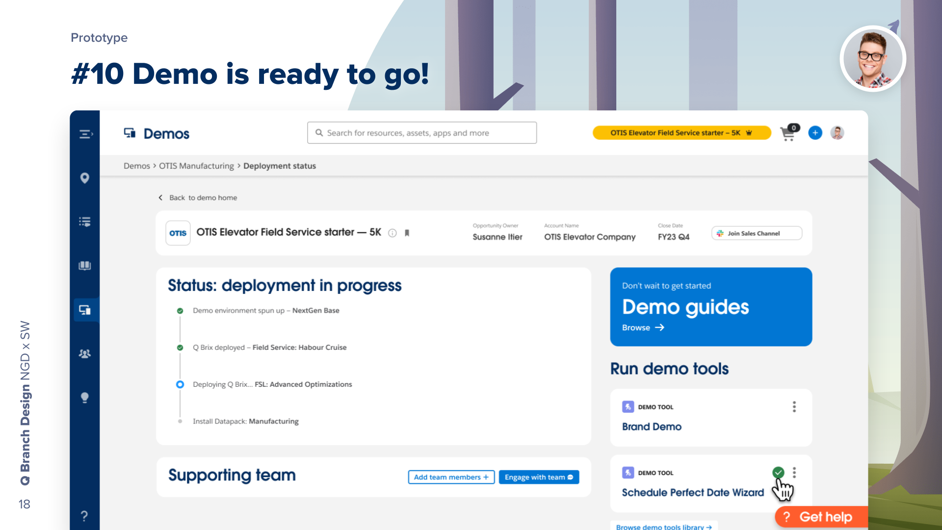 Demo deployment in progress